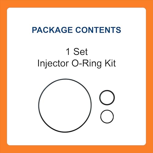 Image of BTS-21976104 O-Ring Set, Crankcase Breather Seal Kit Compatible with Volvo D11 D13 D16 Engines, 1 Set Aftermarket Replacement for OEM 21976104, Kit de O-Ring Separador de Aceite