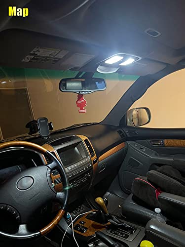 Kit de luces LED interior para Lexus GX470, 18 piezas miniatura 4
