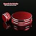 ANFOKAS Compatible with Mazda 3 CX-30 CX-50 Accessories Sporty Car Interior Gear Panel Gears Shift Knob Multimedia & Volume Button Knob Cover Trims Caps -Red