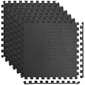 Art3d Eva Puzzle Exercise Mats, 1/2” Thick Foam Interlocking Tiles for Gyms, Flooring, Workout, Gym Equipments, Pack of 6