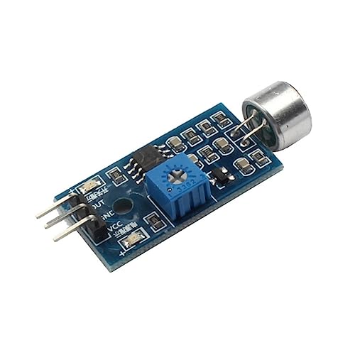 SOLUSTRE Djustable Sensitivity Sound Sensor 3.3v-5v Voltage Digital Switch Output Easy Install Bolt Hole