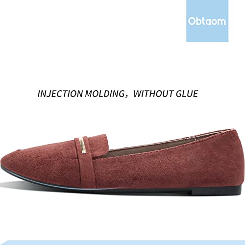 Obtaom-Womens-Pointy-Toe-Loafer-Flat-Comfortable-Faux-Suede-Work-ShoesCute-Penny-Loafer-Slip-On-Ballet-Flat