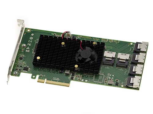 Tarjeta PCIe 2.0 SAS para conectar 24 discos en servidor OEM SAS 2008 3