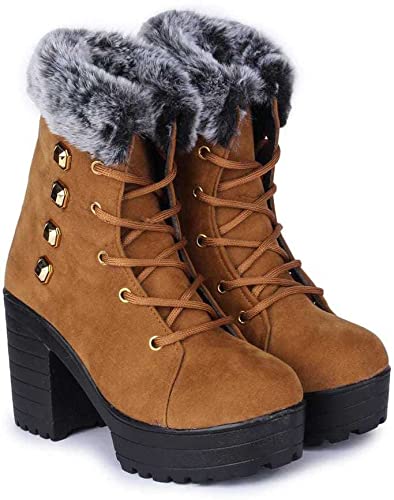 Grappin Casual Designer Suede Boots High Ankle For Girls & Women