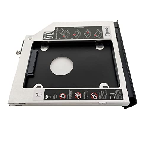 Caddy para segundo disco HDD SSD para HP EliteBook 2570p 2560p miniatura 1