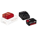 Entrada de tensión: 18 V Einhell Expert TE-CP 18 Li - Fuente de energía (conexión USB, sin cargador, ni batería) + 4512042 Kit con Cargador y batería de repuest, tiempo de carga: 60 Minutos