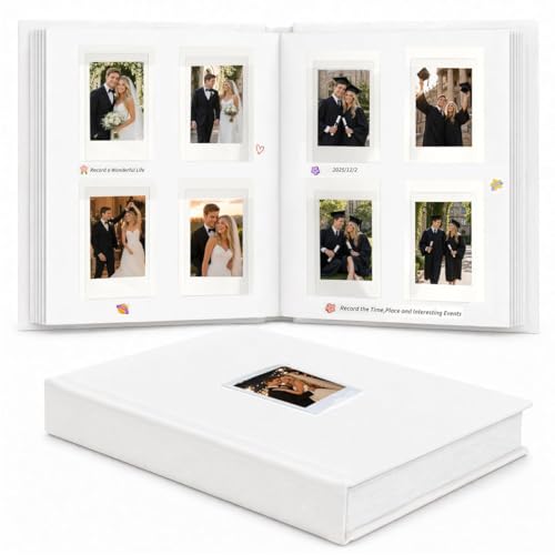 Ruibytree 128 Pocket Photo Album for Polaroid