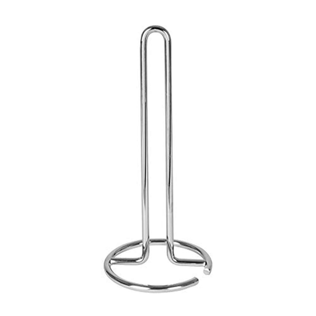 CharmCollection Looped Center Rod Diversified Euro Paper Towel Holder, 1 Count, Stainless Steel