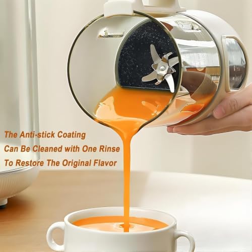 Nut Milk Maker 1400ml 8-in-1 Soy Milk Maker Ceramic 49dB 24H Timer - Image 5