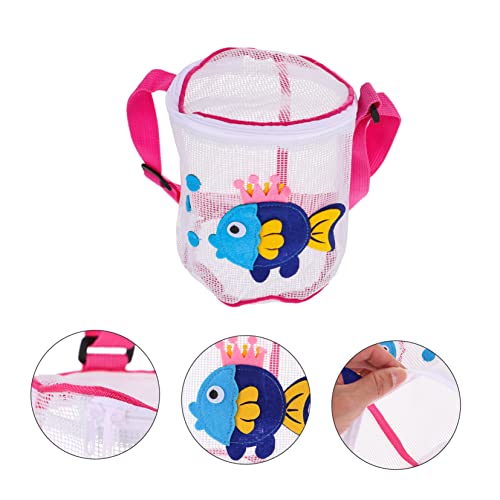 Amosfun 2 Peças Saco De Brinquedo Pegando Conchas Segurando Sacos Brinquedos De Praia Para 8-10 Saco