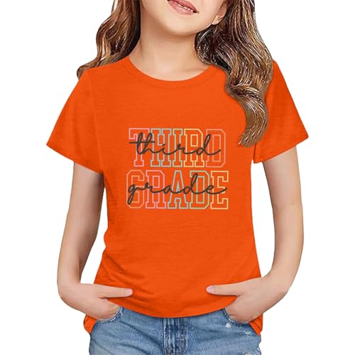 Back to School Shirt for Girls Boys Teens Cute First Day of Preschool Shirts 2025 Toddler Kids Fashion Summer School Clothes
