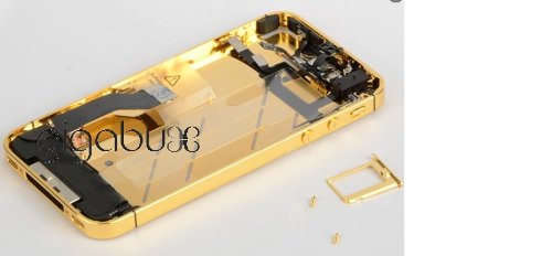  Bezel telaio middle board gold plate frame centrale oro assemblato per iPhone 4S