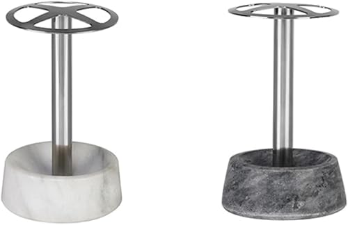 Miniatura 5 de Cabilock Soporte blanco para cepillos de dientes Soporte de pared Rack de almacenamiento Base de mármol Rack para cepillos de dientes