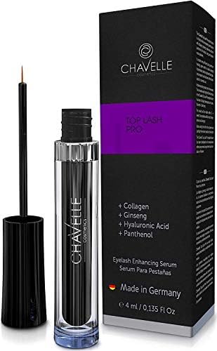 Eyelash Growth Serum Top Lash Pro Chavelle - Longer Lashes Thicker Eyebrows 0.135 Fl. Oz.