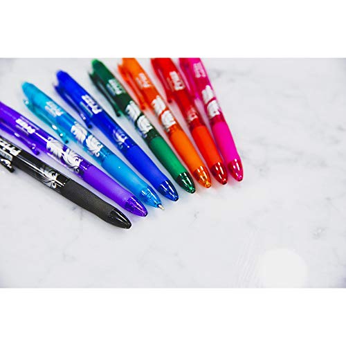 Bolígrafo retráctil gel borrable BAZIC multicolor miniatura 5
