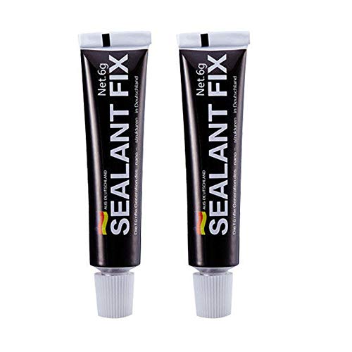 Homemarke 1/2 Stücke Glass Adhesive Polymer Metal Adhesive Sealant Fix Schnelltrocknender wasserdichter Klebstoff - Weiß(2PC) Cover