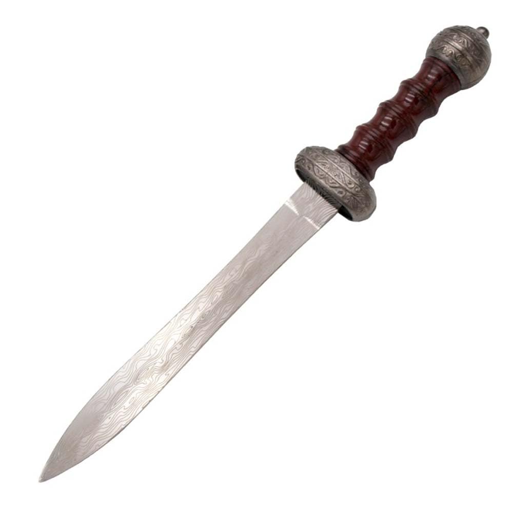 G8DS Dolch Gladius Burgund - 29,5 cm – Sammlerdolch aus Stahl, Perfekt für Dolch-Kollektionen, Fantasy- und Mittelalterfans Römisch