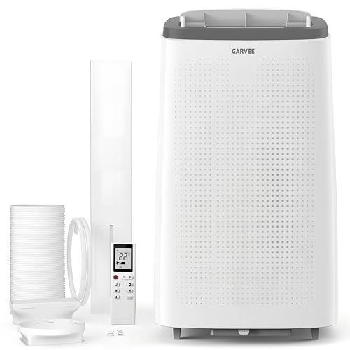 Image of Garvee Portable Air Conditioners 14000 Btu, Remote Control, Dehumidifier, Fan with Digital Display, Up to 750 Sq.ft Cool /Fan /Dry /Sleep, Quiet, LCD Remote, Fast Cooling, Dust Filter