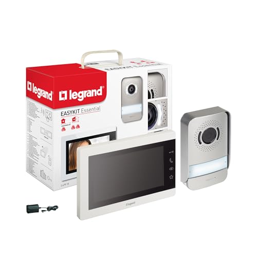 Visiophone Easy Kit Essential écran 7pouces blanc avec platine de rue