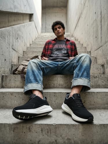 Image of OFF LIMITS Stussy (Memory Tech) Casual Sneakers for Men with Memory Foam Insock, Synthetic Upper and Phylon /TPR Sole, Stylish Lace-Up Shoes Outings