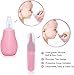 Baby Grooming Kit, Infant Safety Care Set with Hair Brush Comb Nail Clipper Nasal Aspirator,Baby Essentials Kit for Newborn Girls Boys (Pink Baby Grooming kit)
