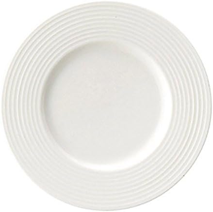 80700360 Libera Bread Plate, 6.7 inches (17 cm), White