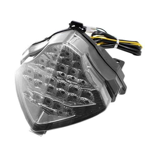 Luz trasera para Yamaha YZF-R1 2004-2006 con luz intermitente integrada blanca 6