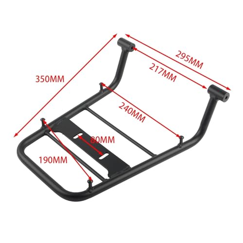 Support bagage arrière moto pour KLX250 et D-Tracker-X 2008-2016 - 3