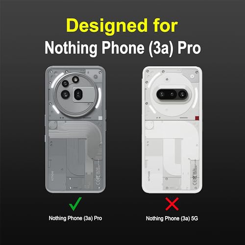 Image of Zapcase Back Case Cover for Nothing Phone (3a) Pro | Compatible for Nothing Phone (3a) Pro Back Cover | Liquid Silicon Magic Case with Camera Protection | Black