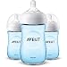Philips Avent 9oz Natural Baby Bottles 3-Pack - Blue