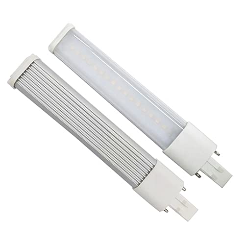 Ulikeled 2 Pack 7W 2 Pin Gx23 Led Horizontal Pl Light Bulb, 13W Cfl Equivalent, Pls-13W Replacement Led Plug & Play Light Bulb(Daylight White 6000K) #TOP1