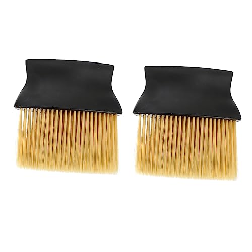 Beaupretty 2 Cepillos De Limpieza Para El Cabello Para Cortar El Cabello Barrer Peluquero Para Rostro Y Cuello Material Pp