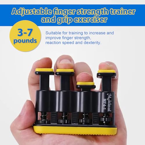 Adjustable Finger Strength Trainer and Grip Exerciser – Ultimate Lower Resistance Hand Conditioning Device Practice Aid and Instrument Warm-Up Tool - Image 4