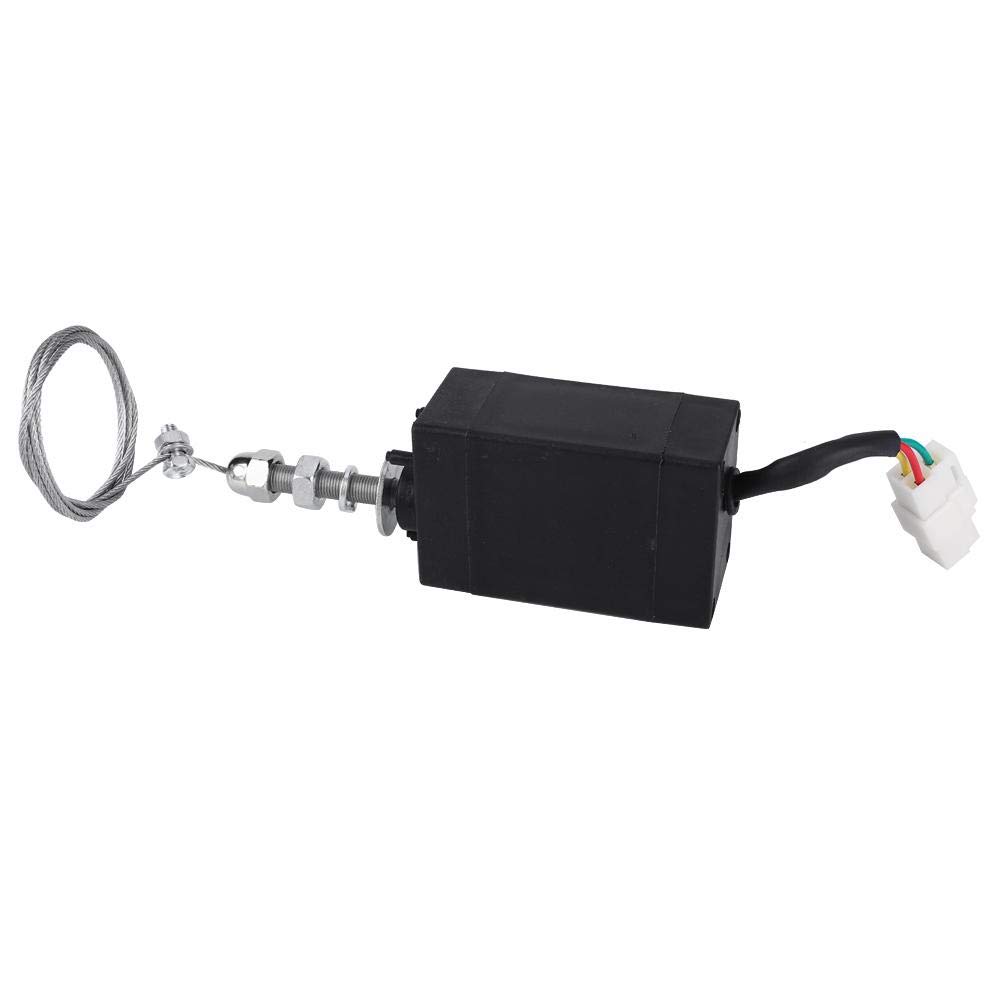 Elettrovalvola di arresto, DC 12/24V Disel motore Motore dispositivo di spegnimento motore utilizzato per il controllo di spegnimento dei motori (12V)