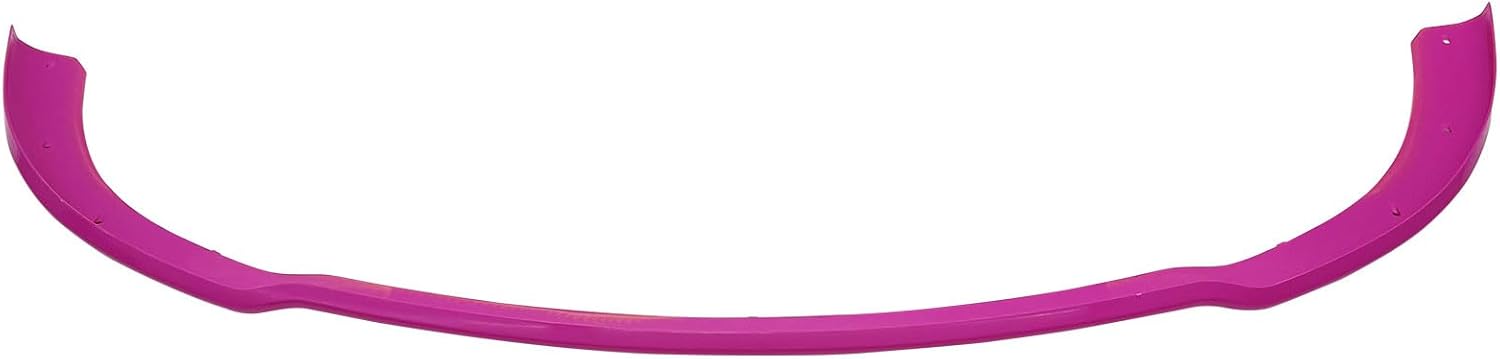 IKON MOTORSPORTS Front Bumper Lip Protector, Compatible with 2015-2023 Dodge Charger, Pink ABS Injection Air Dam Chin Spoiler Protector Splitter 1PC