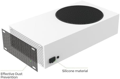 for Series S Dust Filter Kit, with 4 Vent Dust Filter Cover, 8 Silicone Dust Plugs, Top Case Ven Dust Filter Cover Compatible for Series S Accessories, Easy to Install - 5