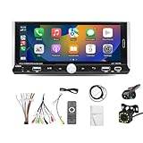 BOOMBOOST Autoradio Bluetooth Double Din con lettore CD/DVD, touchscreen da 6,2'', supporto Mirror...