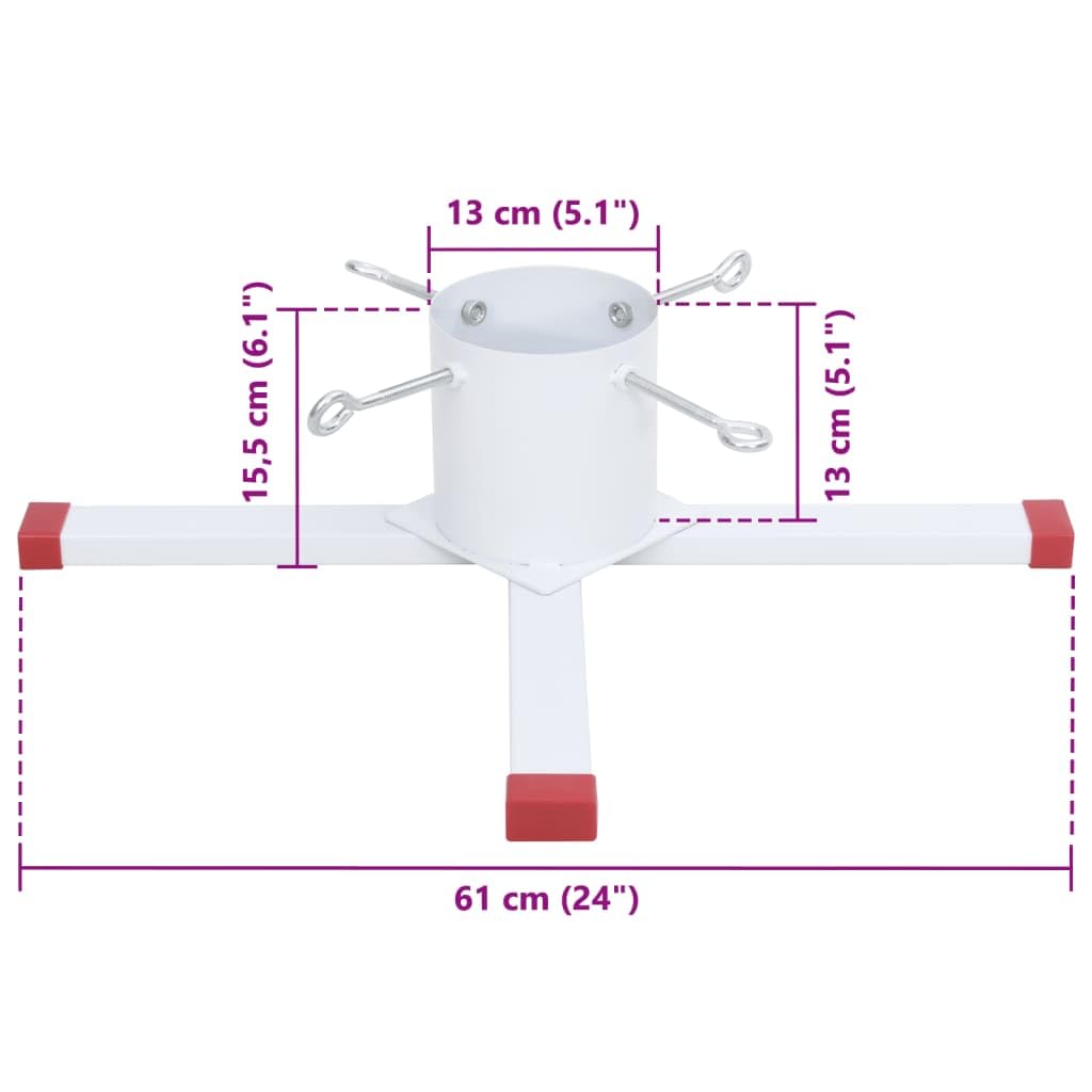 Générique Support de Sapin de Noël Blanc 61x61x15,5 cm,Maison & Jardin,Décorations,Décorations de Noël & saisonnières,Supports de Sapin de Noël,4018978