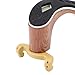 Violin Support Shoulder Rest, Comfortable Shoulder Rest Classic Wood Grain Curved Shape Nonslip Rubber Feet (1/4-1/2)