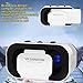 Virtual Reality Headset VR Glasses Compatible with iPhone and Android Adjustable 3D VR Phone Headset for 4.7 to 6.5 Inch, with Controller for Movies and Mobile Games