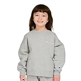 [チャンピオン] トレーナー キッズ 長袖 丸首 綿100% COTTON USA スクリプトロゴ クルーネックスウェットシャツ ベーシック CK-Y004 オックスフォードグレー 130
