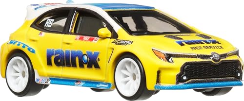 Hot Wheels Premium Car Culture Collectible Toy Car, 1:64 Scale Die-Cast Toyota Corolla GR, Slide Street Vehicle with Real Riders Tires - image 3