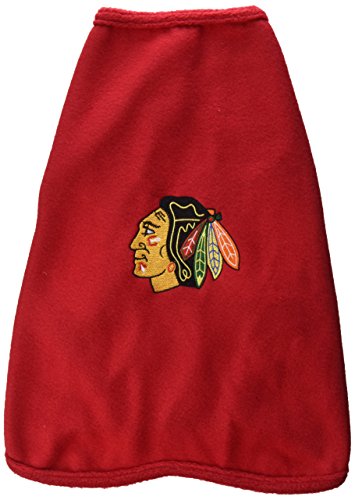 All Star Dogs Chicago Blackhawks Sleeveless Fleece Pet Vest