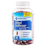 Member's Mark Stool Softener Softgels, Docusate Sodium (100 mg., 600 Count)