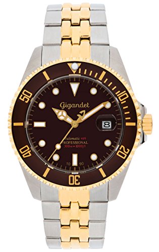 Preisvergleich Produktbild Gigandet Herrenuhr Automatik Analog mit Edelstahlarmband Sea Ground G2-017
