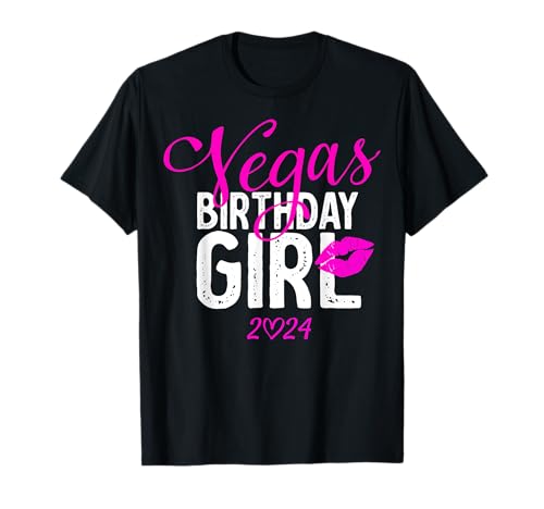 Las Vegas Girls Trip 2024 Camisas Girls Vegas Birthday Squad Camiseta