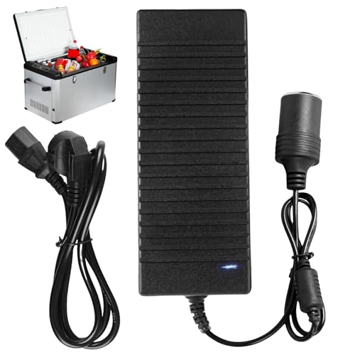Sporgo Spannungswandler 230V Auf 12V: KFZ Netzadapter 12V 230V Spannungswandler 10A, Adapter für Kühlbox, Netzteil Adapter Zigarettenanzünder Steckdose für Autokühlschränk Autostaubsauger Reifenfüller