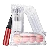 REISSHO Heavy Duty Wine Bags for Travel - 50 Pcs Wine Bottle Travel Protector Bags, Fits Wine Bottles & Fragile Items, winth Hand Pump and One Spare Bag for Airplane Train Ship Travel