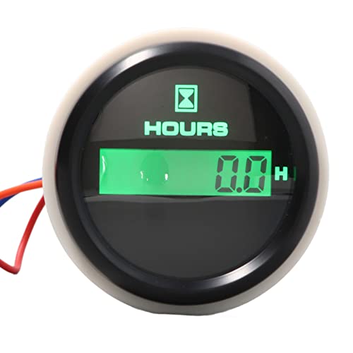 Contador horario digital de 52 mm para monitorizar el motor de barco en alta mar 2