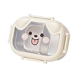 Cartoon Bienen Lunchbox, Edelstahl Brotdose Kinder, Edelstahl Brotdose Mit Fächern, Satch Brotdose Edelstahl, Kann für Schule, Arbeit, Picknick und Reisen Verwendet Werden(C)